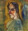 Bust of a tude woman for Les Demoiselles d Avinye 1907 Pablo Picasso